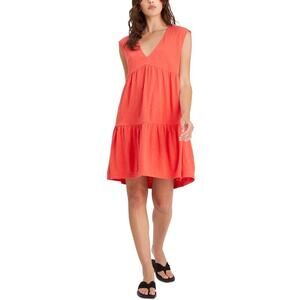 Sanctuary Social Standard Women's Shift Dress Small Summer Orange Skimmer $119